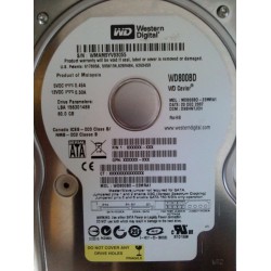 WD ARIZALI SATA 3,5" HARDDISK 80 GB WD800BD